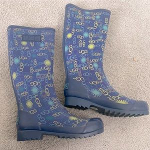 New Women’s Ugg Rain Boots Sz 9